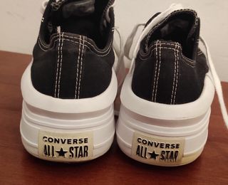 Converse plataforma talla 41 negras