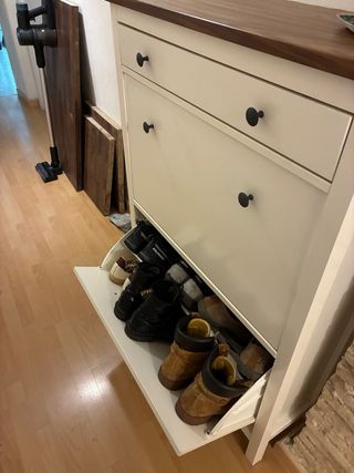 Zapatero Ikea Beige y Marrón