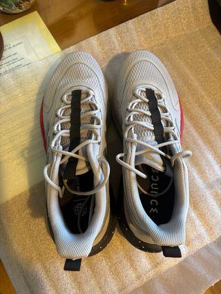 Zapatillas Adidas Alphabounce+ grises y rojas