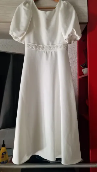 Vestido blanco boda civil