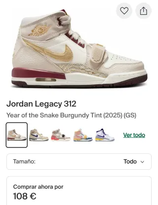 Jordan Legacy 312 Year of the Snake Burgundy
