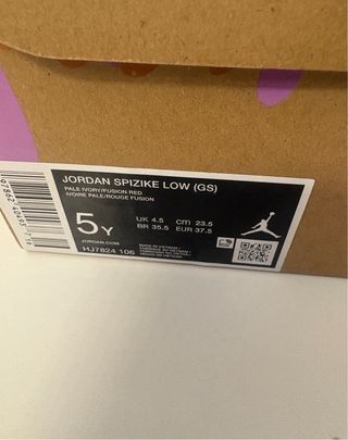 Jordan Spizike Low GS Talla 37.5. Dos usos.