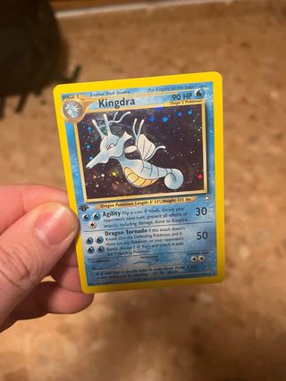 Kingdra 1st Edition Holo Neo Genesis Pokemon Card