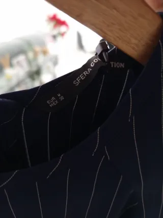 Vestido Sfera azul con rayas