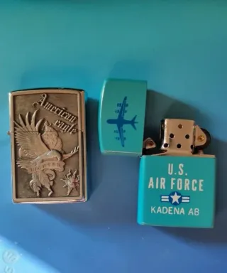 Set 4 accendini stile Zippo