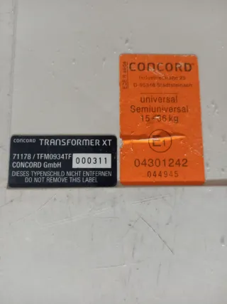 Silla coche Concord Transformer rosa