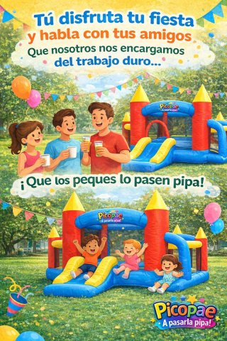 Alquiler de castillo hinchable por día