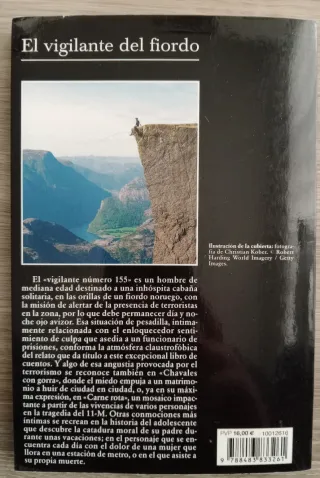 Libro "El vigilante del fiordo". Fernando Aramburu