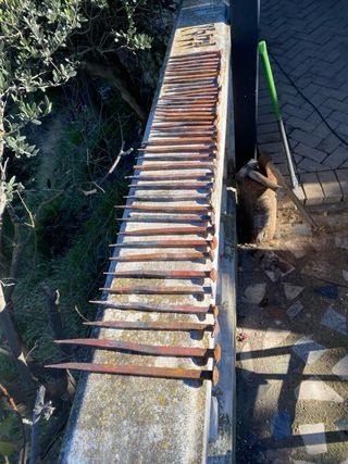 40 Clavos rústicos de forja