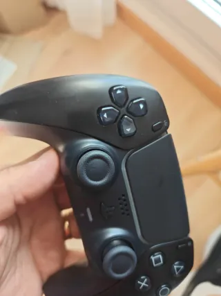Mando PS5 Negro + Joysticks Magnéticos