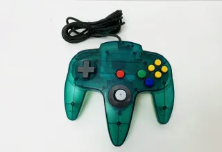Mando Nintendo 64 Transparente Verde