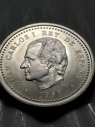 Moneda 2000 Pesetas Plata Xacobeo 1999