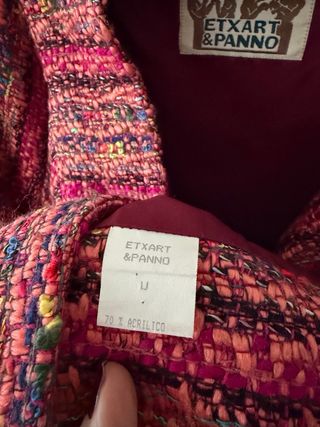 Abrigo Extra Panno Multicolor