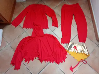 Costume Carnevale Diavoletto Rosso