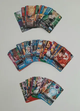 Dragon ball data carddass lote 142 cartas japones