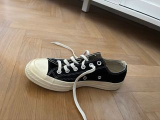 Zapatillas Converse x CDG Corazón Talla 39.