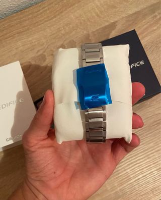 Casio Edifice Reloj Negro y Plateado