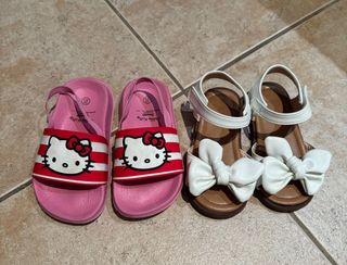 Sandalias Niña Talla 25-26 (varios colores).