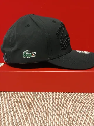 Gorra Lacoste Negra Talla única adulto