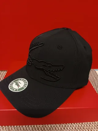 Gorra Lacoste Negra Talla única adulto