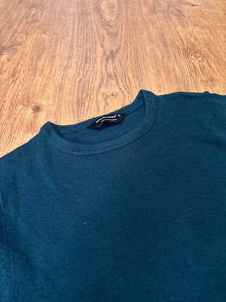 Jersey cuello redondo verde S