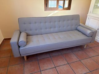 Sofá cama gris