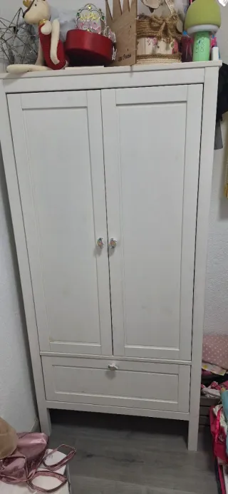Armario infantil madera blanco