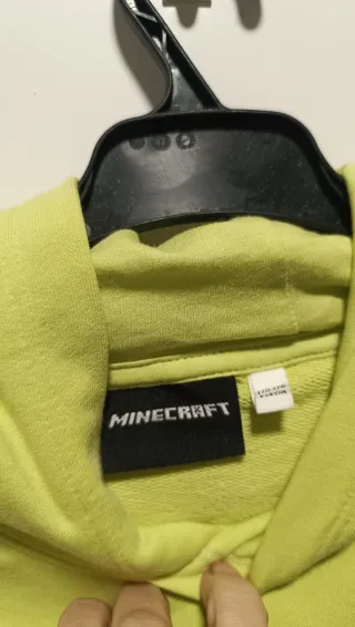 Sudadera Minecraft Creeper Verde y Negra