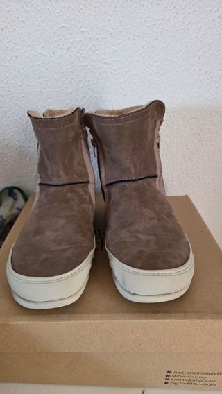 Botas Zapato Feroz Mujer Marrones