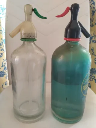 Lote 2 sifones antiguos