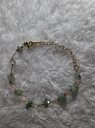Pulsera dorada con perlas, plata 925 Y Acero inoxi