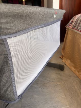 Mini cuna de colecho Homcom gris sin usar