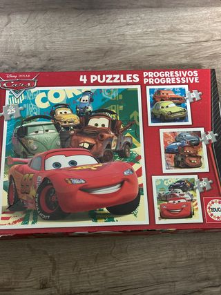 4 Puzzles Disney Pixar Cars