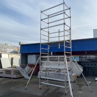 Andamio profesional aluminio con ruedas