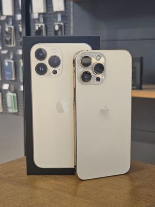 IPHONE 13 PRO MAX 128GB DORADO BATE. 100%