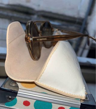 Occhiali da sole Valentino marrone