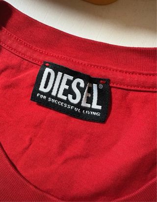 Camiseta Diesel Roja Talla M