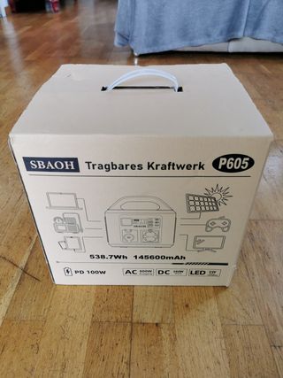 Estación de energía portátil SBAO P605 NUEVA