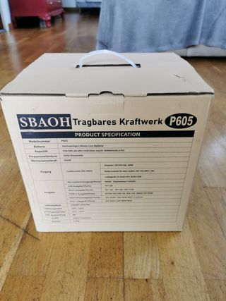 Estación de energía portátil SBAO P605 NUEVA