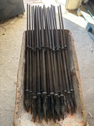 Lanza forja punta flecha