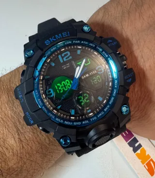 Reloj SKMEI Negro y Azul
