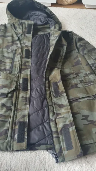 Parka acolchada caballero Zara.