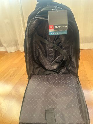 Trolley - Mochila Gladiator Negro con Ruedas