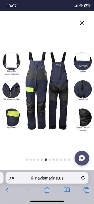 Chaqueta náutica ocean Navis Marine