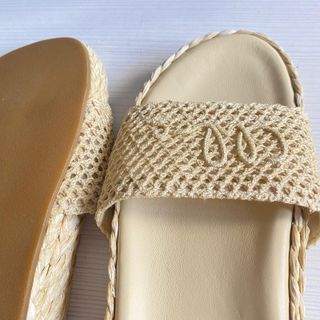 Alpargatas Chloé Isla Beige Talla 41