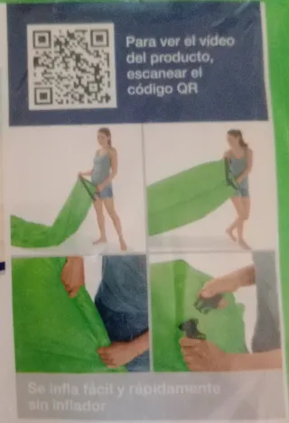 2x Sofá Inflable CRIVIT Verde