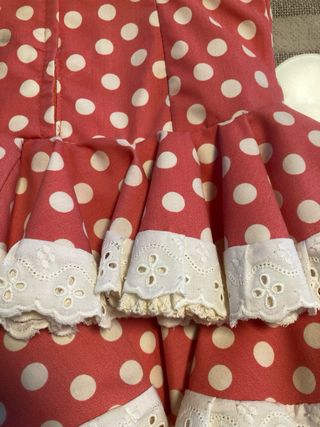 Traje Flamenca Niña Lunares
