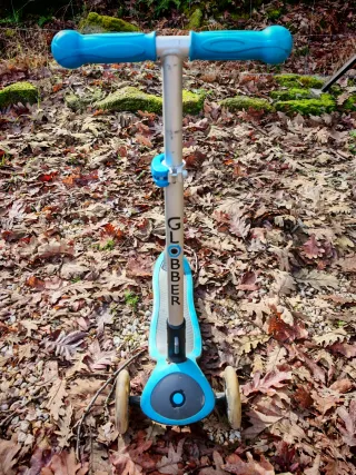 Patinete Globber 3 ruedas azul