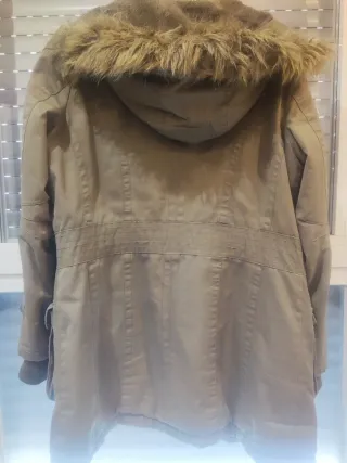 Cazadora verde militar con forro