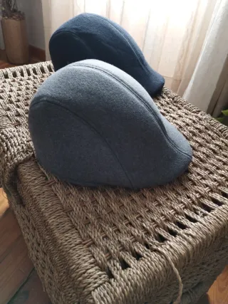 Gorras de Invierno Azul y Gris TALLA 58